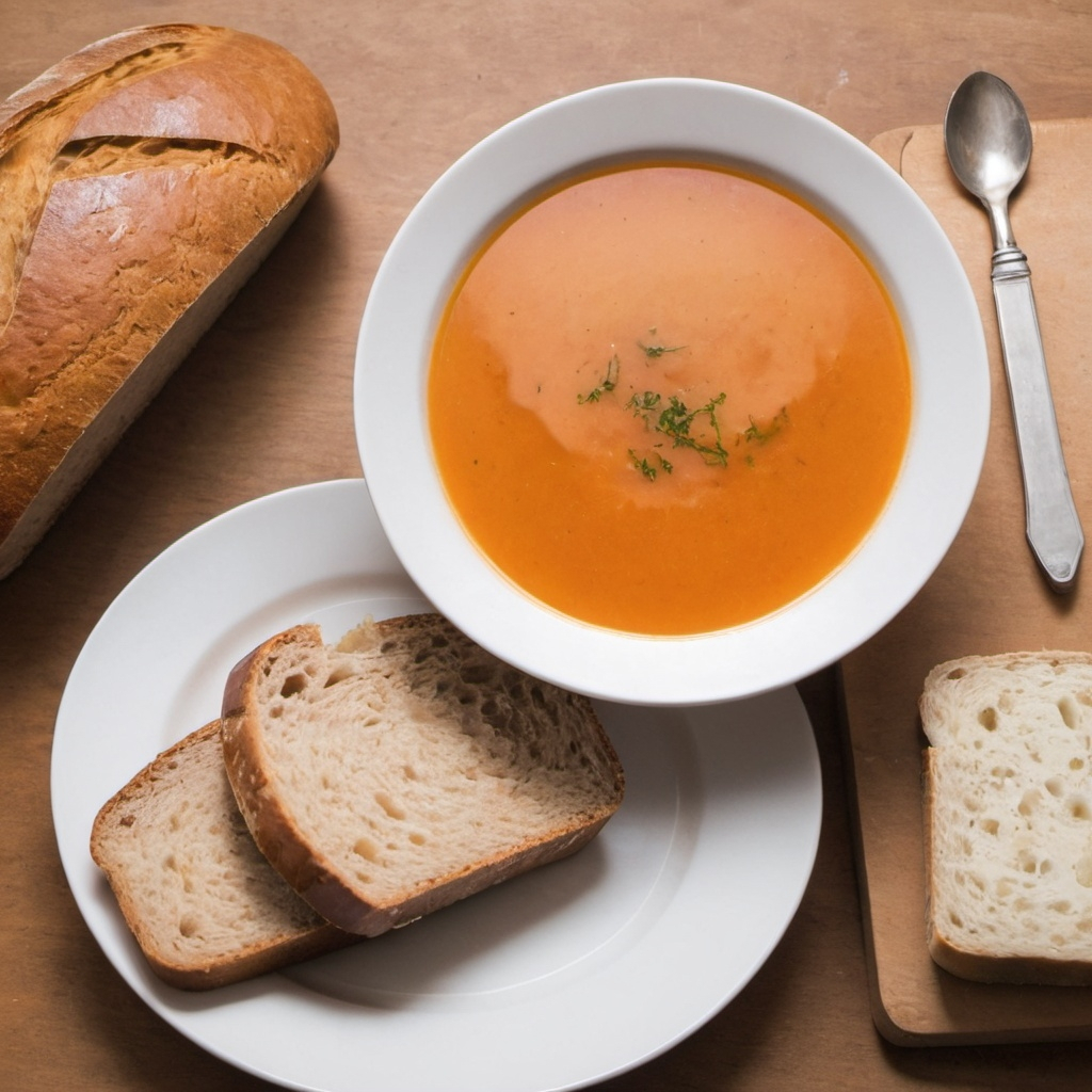 Bread and soup